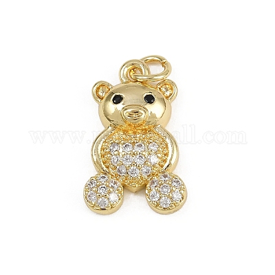 Латунные микро проложить кубического циркония подвески KK-D409-45G-A-1