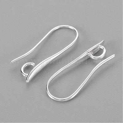 Латунь серьги крючки для серег конструкций X-KK-M142-02S-RS-1