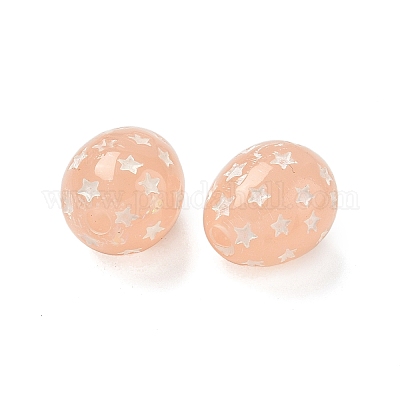 Прозрачные бусины из смолы RESI-D312-06A-03-1