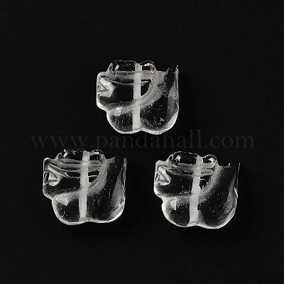 Китайский зодиак натуральный кварцевый кристалл резные бусины G-D300-01D-1