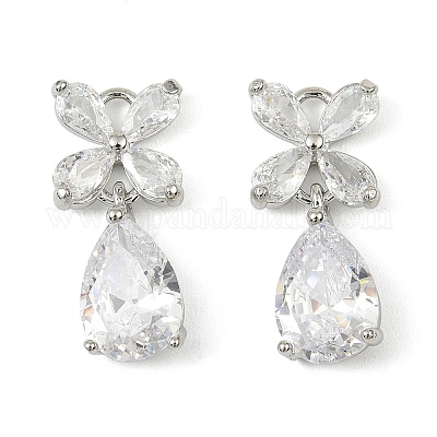 Латунные микро проложить кубического циркония подвески KK-C107-20A-P-1