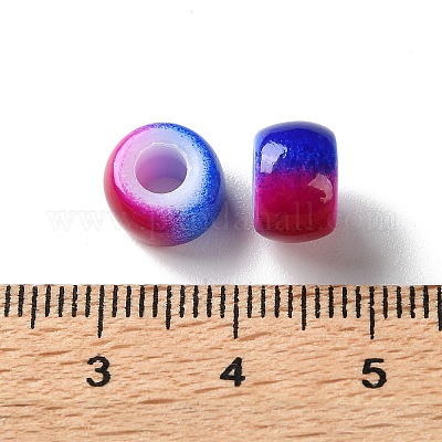 Европейские бусины из АБС-пластика KY-G033-02A-08-1