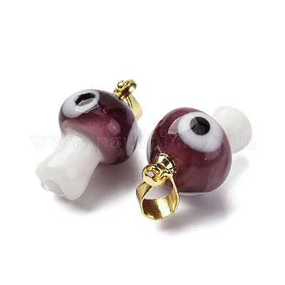 Подвески лэмпворк ручной работы LAMP-S069-06G-02-1