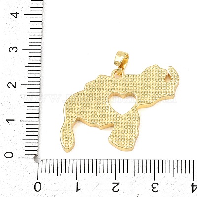 Латунь эмаль подвески&nbsp;KK-F931-04G-1