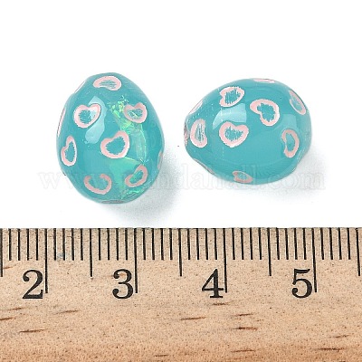 Прозрачные бусины из смолы RESI-D312-06B-01-1