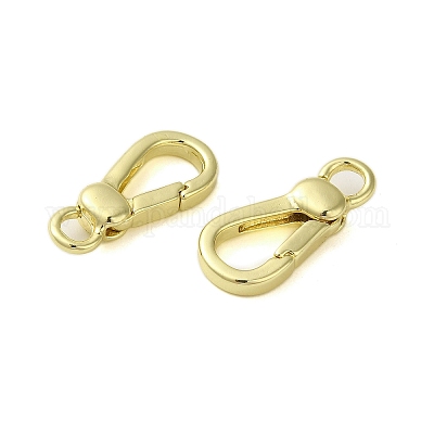 Anelli a molla in ottone&nbsp;KK-B089-14G-1