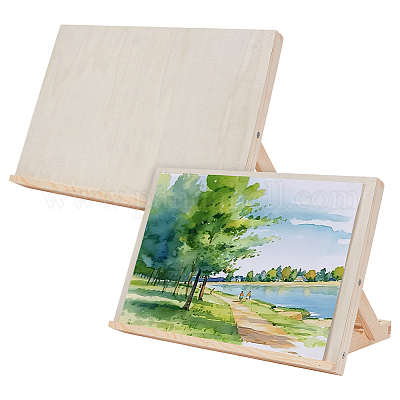 Деревянная настольная подставка-мольберт&nbsp;AJEW-WH0752-060-1