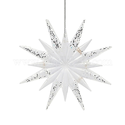 Рождественский акриловый кулон HJEW-B008-01-1