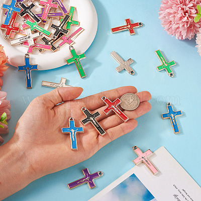 32шт 8-х цветные пластиковые подвески ccb KY-TA0001-24-1