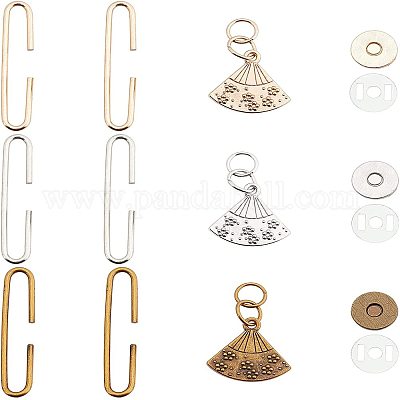Magnetic Clasps for Bag Purse Small 14mm dia x 4mm - 2 sets/pack