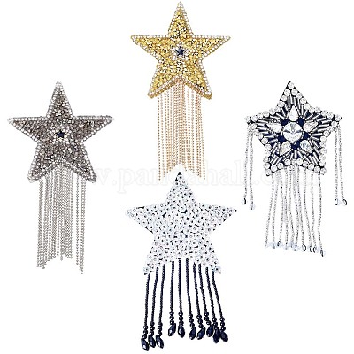 4 шт. тканевая звезда PATC-CY0001-08A-1