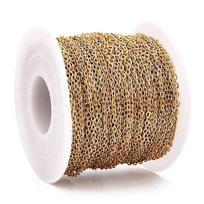 Кабельные цепи из нержавеющей стали 304 с вакуумным покрытием pvd CHS-R002-0.4mm-G-1