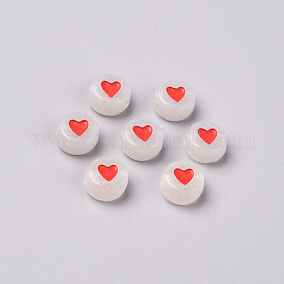 Светящиеся акриловые бусины MACR-S273-39-1