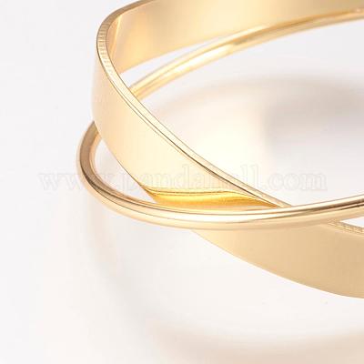 Браслет из латунной манжеты BJEW-P168-C-1