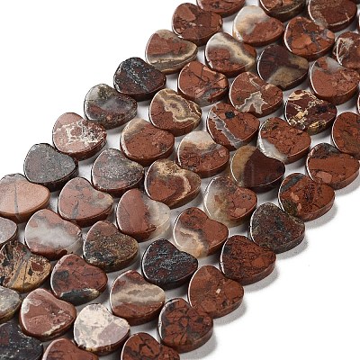 Натуральные красные яшмы бусы пряди G-L420-25-10mm-13-1