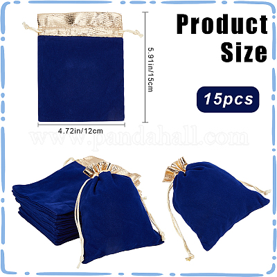 Бархат ювелирных мешки сумки TP-BBC0001-09C-04-1