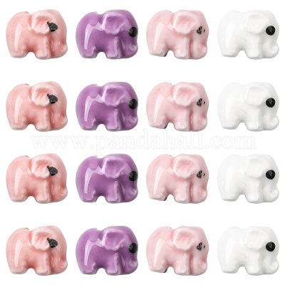 18шт 4 цвета фарфоровые бусины ручной работы PORC-FS0001-43-1