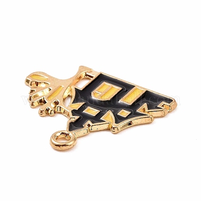 Подвески из эмали и сплава&nbsp;ENAM-M055-09G-1