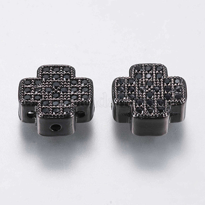 Латунные микро проложить кубического циркония подвески ZIRC-G132-42B-1