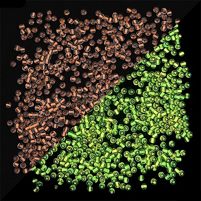 Светящиеся в темноте прозрачные стеклянные круглые бусины LUMI-PW0004-006A-02-1