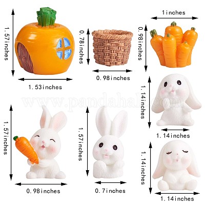 Статуя кролика из смолы JX086A-1