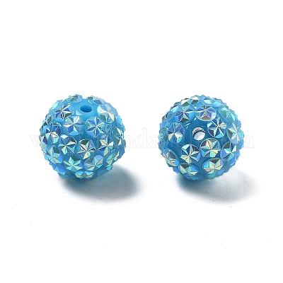 Акриловые стразы шарики бусины OACR-A035-01F-1