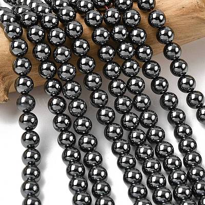 Немагнитные синтетический гематит бисер пряди&nbsp;G-E133-4C-1