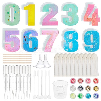 Silicone Measuring Cups for Epoxy Resin, DIY Crystal Dropper Kit