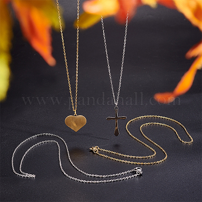 Ожерелья из нержавеющей стали с вакуумным покрытием PVD 304 STAS-UN0005-35-1