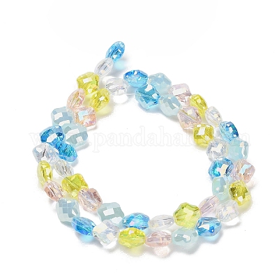 Гальванические стеклянные бусины&nbsp;EGLA-P067-04A-03-1