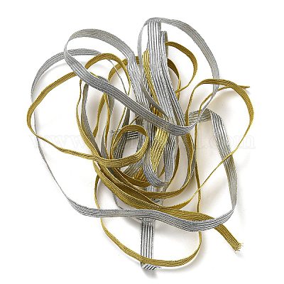 Плоский нейлоновый эластичный шнур/лента с блестками EC-XCP0001-29C-1