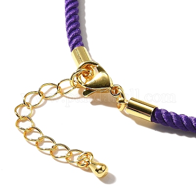 Изготовление ожерелья из нейлонового миланского шнура MAK-M028-01G-28-1