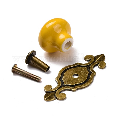 Круглые дверные ручки из фарфора FIND-Z004-18D-1