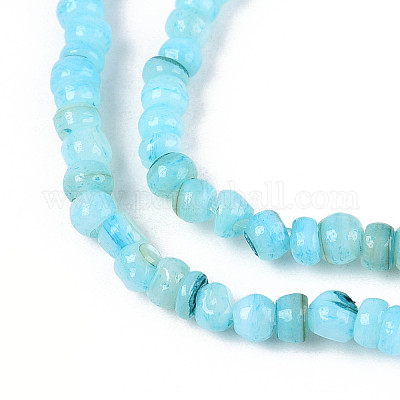 Натуральные пресноводные окрашенные бусы из ракушек SHEL-T020-29B-02-1