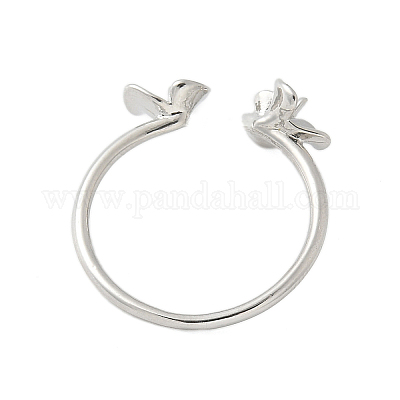 Оправы для колец из латуни в виде цветка KK-K297-02P-1