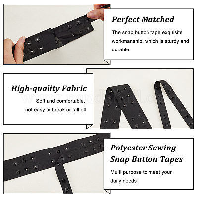 6 ярд двухрядной пластиковой ленты с кнопками FIND-PH0010-28B-1