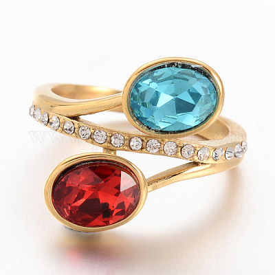 Кольца для пальцев из хирургической нержавеющей стали 316 RJEW-K015-16G-1