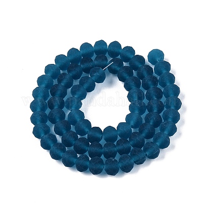 Прозрачные стеклянные бусины EGLA-A044-T8mm-MD27-1