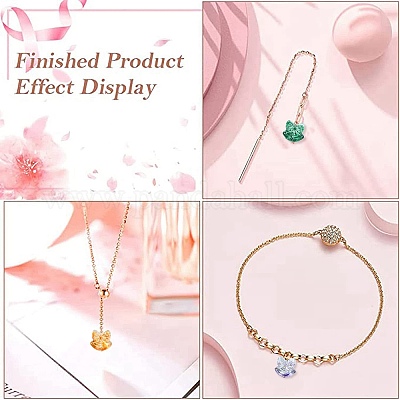 100шт ручной работы бусины лэмпворк LAMP-CJ0001-82-1