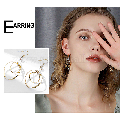 Фурнитура для сережек из нержавеющей стали 304 STAS-UN0004-72G-1