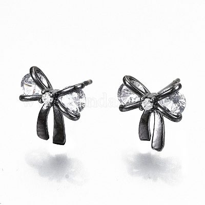 Латунь серьги KK-T062-44B-NF-1