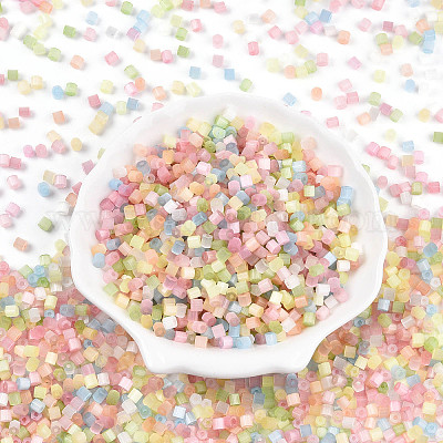 6/0 прозрачный цветной стеклянный бисер SEED-N007-22A-1