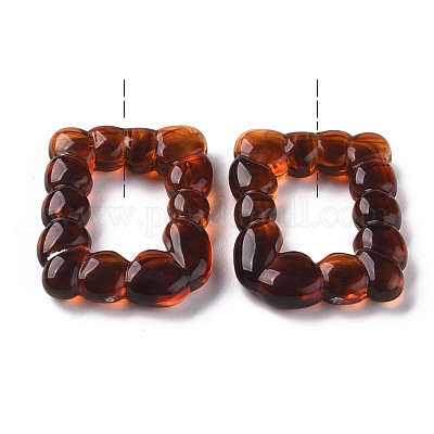 Прозрачные смоляные подвески CRES-S360-05-B04-1