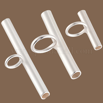 3 шт. 3 стиля 925 серебряных булавки-конвертера для подвески STER-BBC0008-54S-1