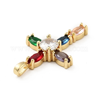 Стойки обшивки латунь микро проложить Циркон подвеску ZIRC-F129-32-G-1