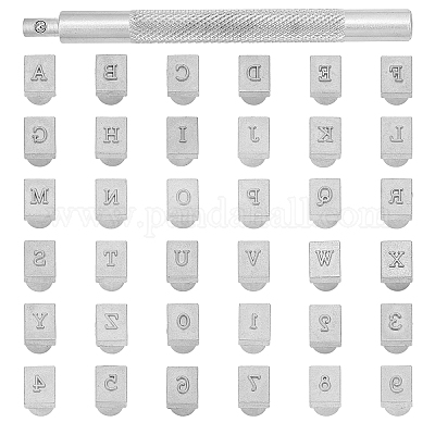 Наборы инструментов для тиснения кожи AJEW-WH0129-18P-1