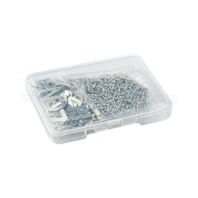 104 шт. 26 стиля буквы a~z 304 нержавеющая сталь буквы алфавита подвески STAS-FS0001-67-1