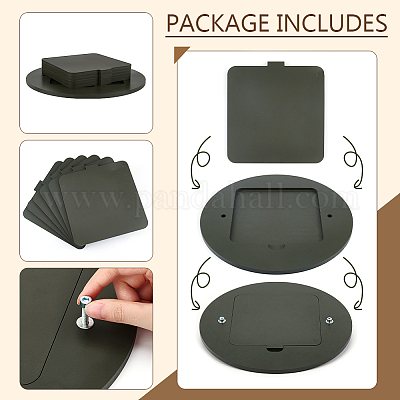 Стеллаж для бокалов из мдф AJEW-WH0472-92-1