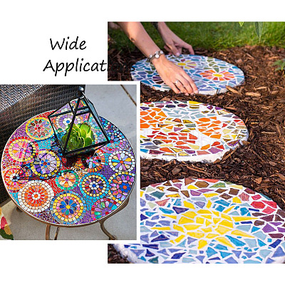 240шт 2 стиля прозрачных стеклянных кабошонов GLAA-EL0001-02A-1