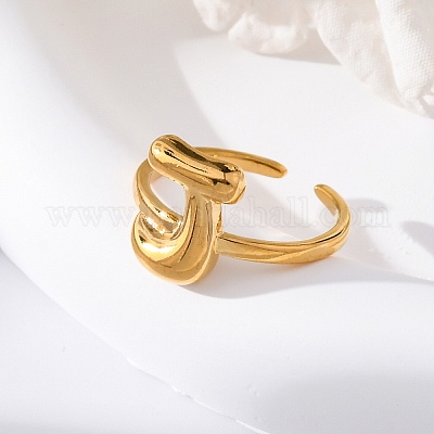 Кольца-манжеты из нержавеющей стали 304 для женщин RJEW-M060-01G-10-1